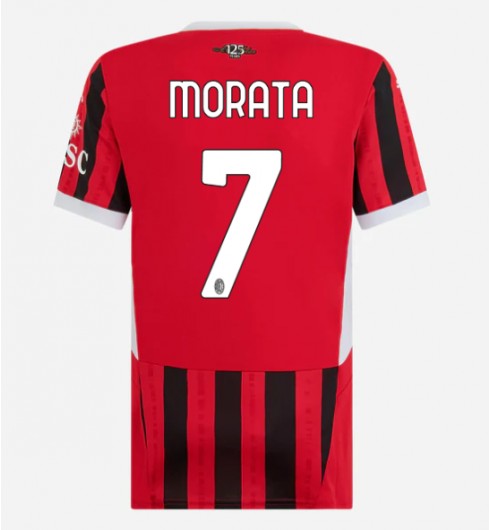 Billiga Dam AC Milan Hemmatröja 2024/25 med tryck Alvaro Morata 7
