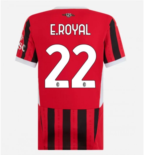 Billiga Dam AC Milan Hemmatröja 2024/25 med tryck Emerson Royal 22