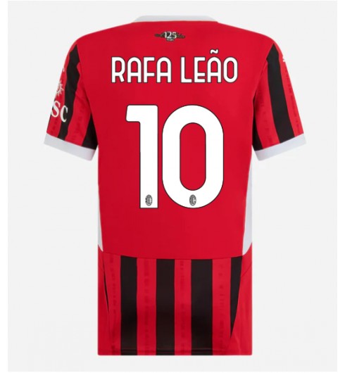 Billiga Dam AC Milan Hemmatröja 2024/25 med tryck Rafael Leao 10