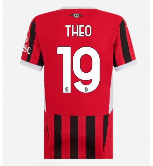 Billiga Dam AC Milan Hemmatröja 2024/25 med tryck Theo Hernandez 19