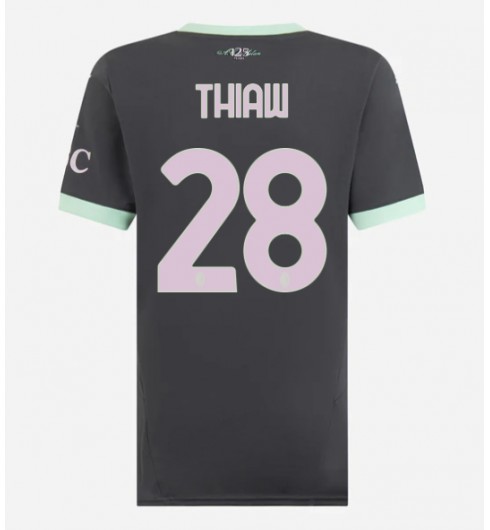 Dam AC Milan Tredjetröja 2024/25 Fotbollströja med namn Malick Thiaw 28