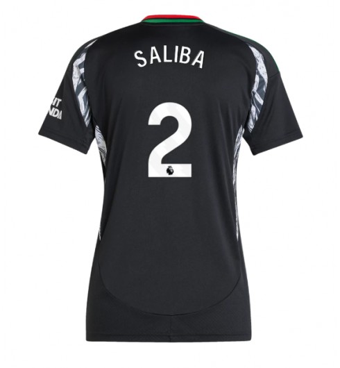 Köpa Fotbollströjor Dam Arsenal Bortatröja 2024/25 William Saliba 2