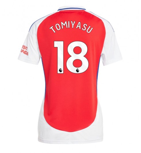 Köpa Fotbollskläder Dam Arsenal Hemmatröja 2024/25 Takehiro Tomiyasu 18