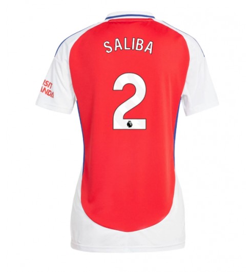 Köpa Fotbollströjor Dam Arsenal Hemmatröja 2024/25 William Saliba 2