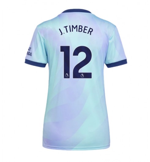 Billiga Fotbollströjor Dam Arsenal Tredjetröja 2024/25 Jurrien Timber 12 Kortärmad