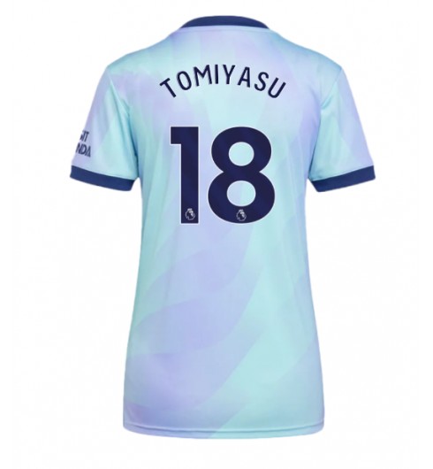 Dam Arsenal Tredjetröja 2024/25 Fotbollströjor med tryck Takehiro Tomiyasu 18
