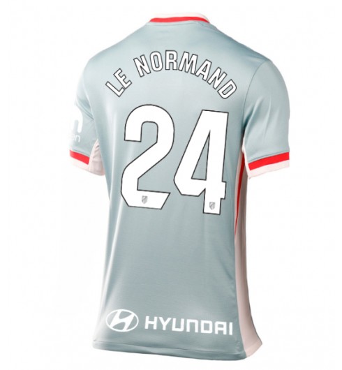 Matchtröjor Fotboll Atlético Madrid Bortatröja 2024/25 med namn Robin Le Normand 24