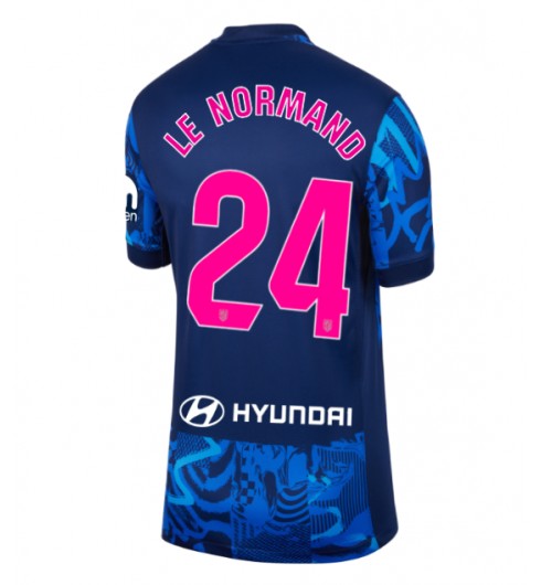 Fotbollskläder Dam Atlético Madrid Tredjetröja 2024/25 med namn Robin Le Normand 24