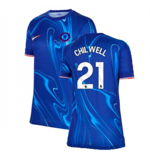 Fotbollskläder Dam Chelsea Hemmatröja 2024/25 med tryck Ben Chilwell 21