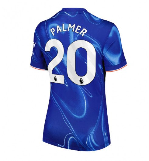 Fotbollskläder Dam Chelsea Hemmatröja 2024/25 med tryck Cole Palmer 20