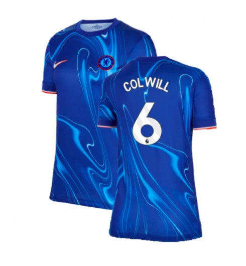 Fotbollskläder Dam Chelsea Hemmatröja 2024/25 med tryck Levi Colwill 6