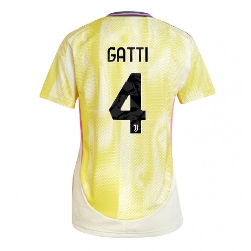 Fotbollskläder Dam Juventus Bortatröja 2024/25 Kortärmad Federico Gatti 4