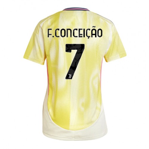 Fotbollskläder Dam Juventus Bortatröja 2024/25 Kortärmad Francisco Conceicao 7