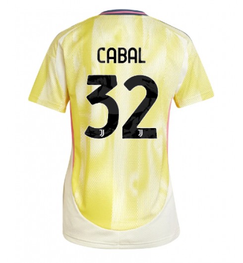Fotbollskläder Dam Juventus Bortatröja 2024/25 Kortärmad Juan Cabal 32