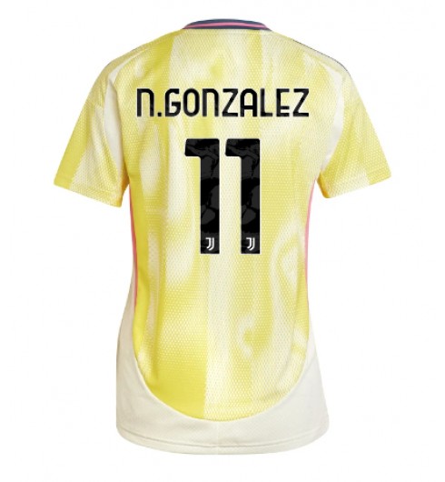 Fotbollskläder Dam Juventus Bortatröja 2024/25 Kortärmad Nicolas Gonzalez 11