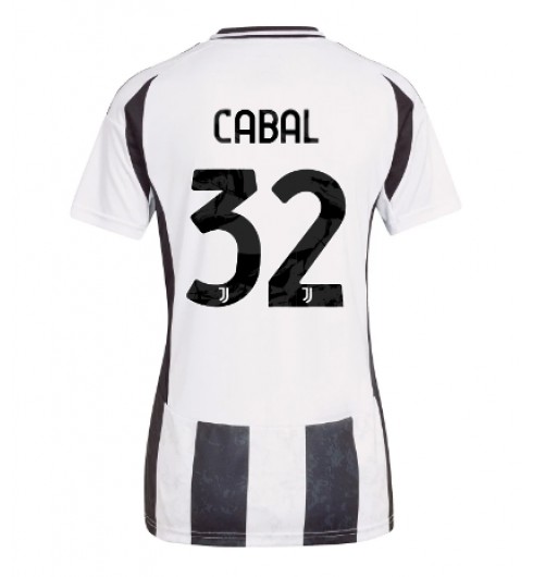 Matchtröjor Fotboll Juventus Hemmatröja 2024/25 Kortärmad Juan Cabal 32