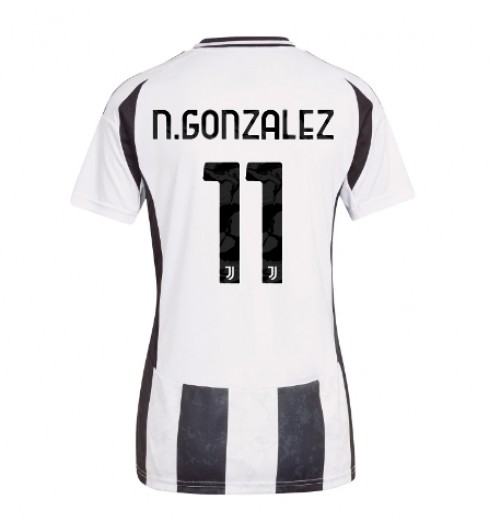 Matchtröjor Fotboll Juventus Hemmatröja 2024/25 Kortärmad Nicolas Gonzalez 11