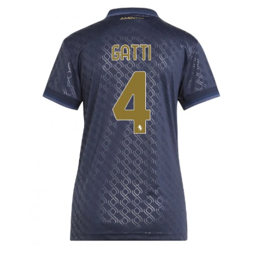 Fotbollströjor Billigt Dam Juventus Tredjetröja 2024/25 Kortärmad Federico Gatti 4