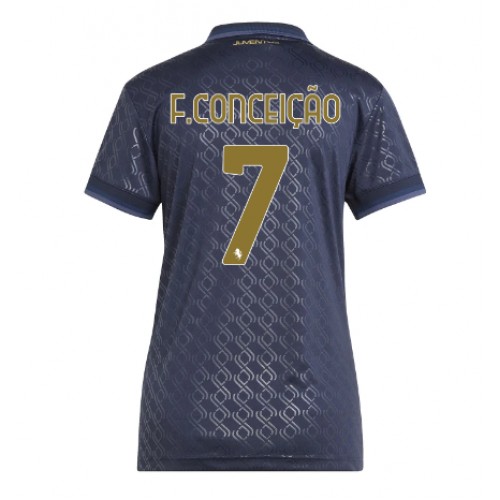 Fotbollströjor Billigt Dam Juventus Tredjetröja 2024/25 Kortärmad Francisco Conceicao 7