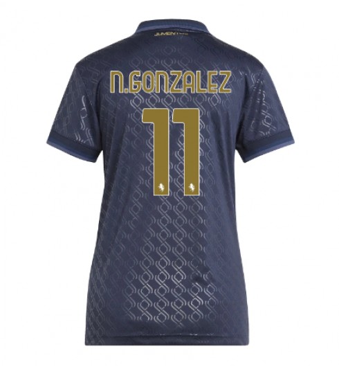 Fotbollströjor Billigt Dam Juventus Tredjetröja 2024/25 Kortärmad Nicolas Gonzalez 11