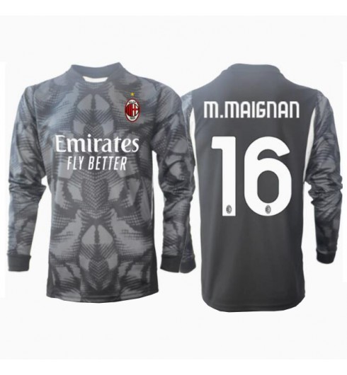 Fotbollströjor Billigt Herr AC Milan Målvakt Hemmatröja 2024/25 Långärmad Mike Maignan 16