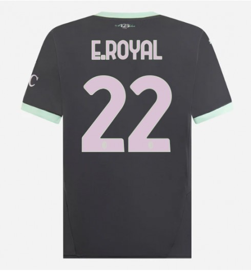 Matchtröjor Fotboll Herr AC Milan Tredjetröja 2024/25 Kortärmad Emerson Royal 22