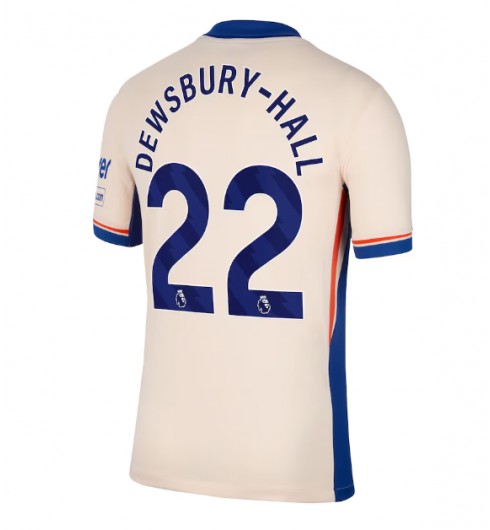 Fotbollströjor Billigt Herr Chelsea Bortatröja 2024/25 med tryck Kiernan Dewsbury-Hall 22