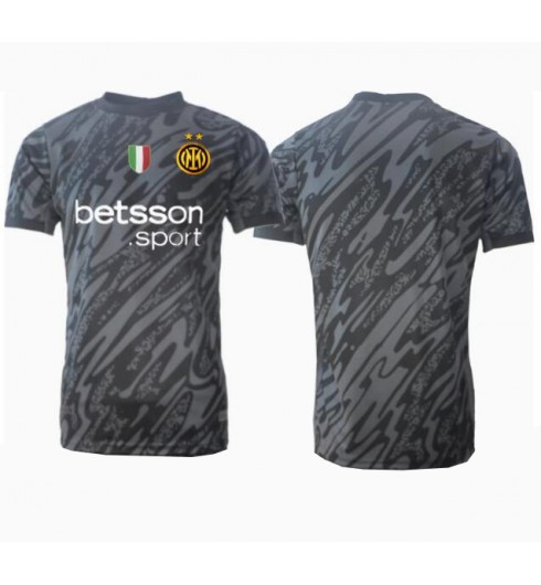 Billiga Fotbollströjo Herr Inter Milan Målvakt Tredjetröja 2024/25 Kortärmad