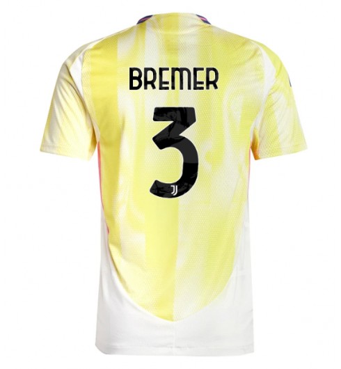 Köpa Fotbollströjor Herr Juventus Bortatröja 2024/25 Kortärmad Gleison Bremer 3