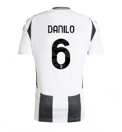 Matchställ Fotboll Herr Juventus Hemmatröja 2024/25 Kortärmad Danilo Luiz 6