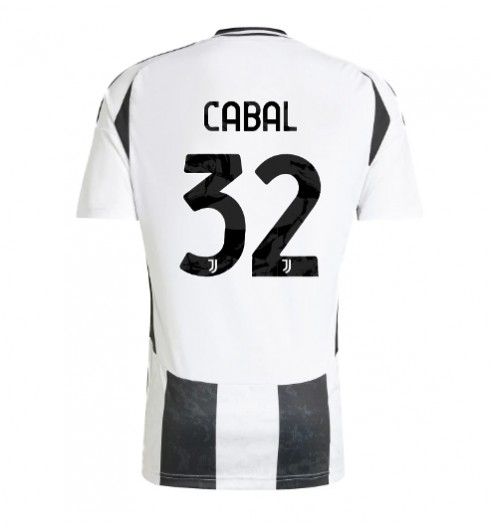 Matchställ Fotboll Herr Juventus Hemmatröja 2024/25 Kortärmad Juan Cabal 32