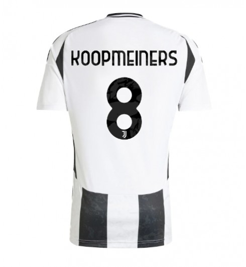 Matchställ Fotboll Herr Juventus Hemmatröja 2024/25 Kortärmad Teun Koopmeiners 8