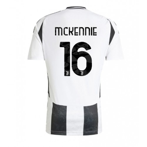 Matchställ Fotboll Herr Juventus Hemmatröja 2024/25 Kortärmad Weston McKennie 16
