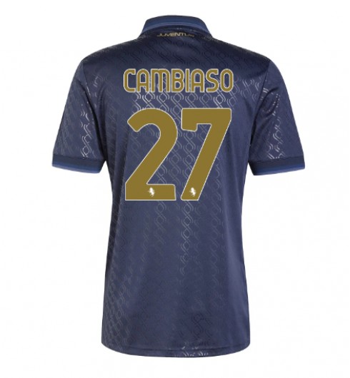 Billiga Fotbollströjor Herr Juventus Tredjetröja 2024/25 Kortärmad Andrea Cambiaso 27