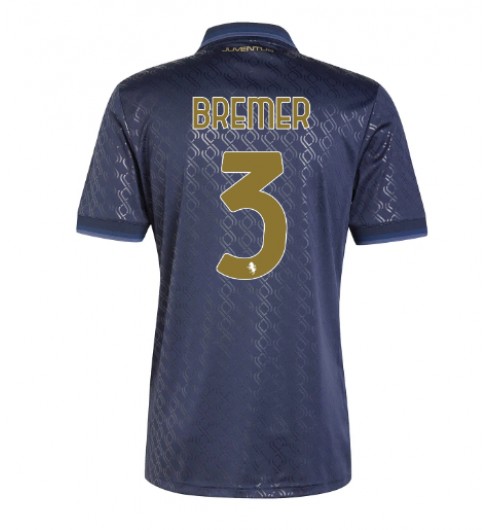 Billiga Fotbollströjor Herr Juventus Tredjetröja 2024/25 Kortärmad Gleison Bremer 3
