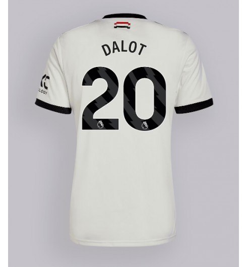 Fotbolls Matchtröjor Herr Manchester United Tredjetröja 2024/25 Kortärmad Diogo Dalot 20