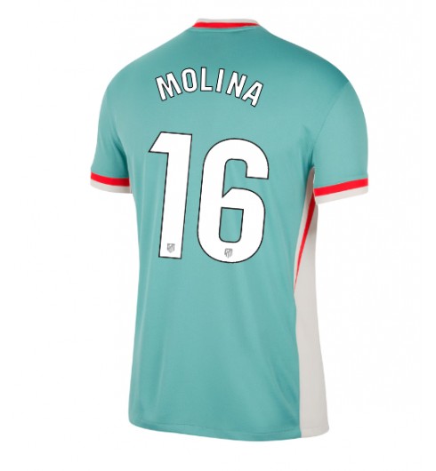 Billiga Fotbollströjor Herr Atlético Madrid Bortatröja 2024/25 Nahuel Molina 16
