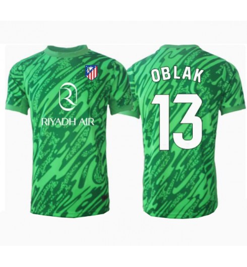 Billiga Atlético Madrid Målvakt Bortatröja 2024/25 Kortärmad Jan Oblak 13