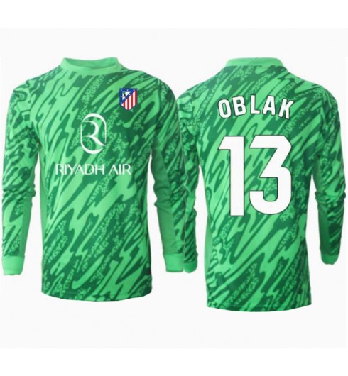 Billiga Fotbollar Atlético Madrid Målvakt Bortatröja 2024/25 Långärmad Jan Oblak 13