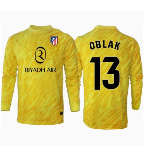 Billiga Fotbollströjor Atlético Madrid Målvakt Tredjetröja 2024/25 Långärmad Jan Oblak 13