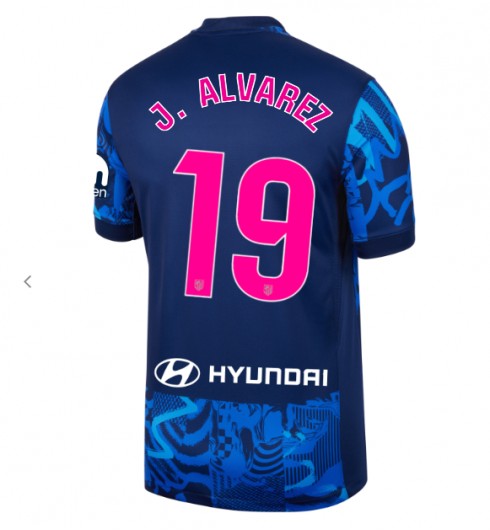 Herr Atlético Madrid Tredjetröja 2024/25 Fotbollströja med namn Julian Alvarez 19