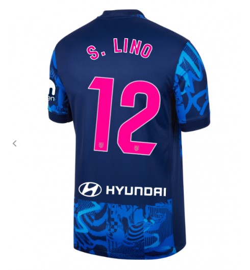 Herr Atlético Madrid Tredjetröja 2024/25 Fotbollströja med namn Samuel Lino 12