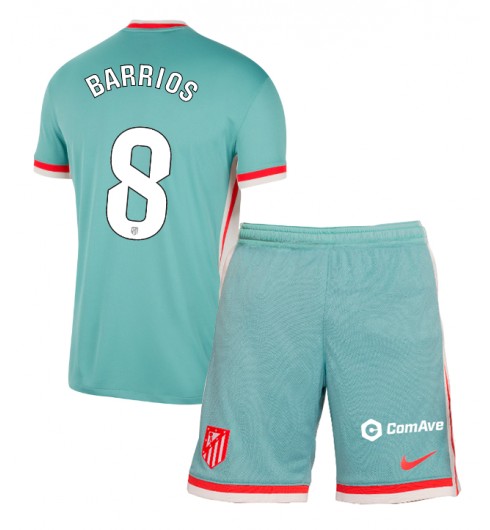 Fotbollströjor Barn Billiga Atlético Madrid Bortatröja 2024/25 Pablo Barrios 8