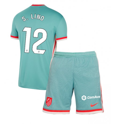 Fotbollströjor Barn Billiga Atlético Madrid Bortatröja 2024/25 Samuel Lino 12
