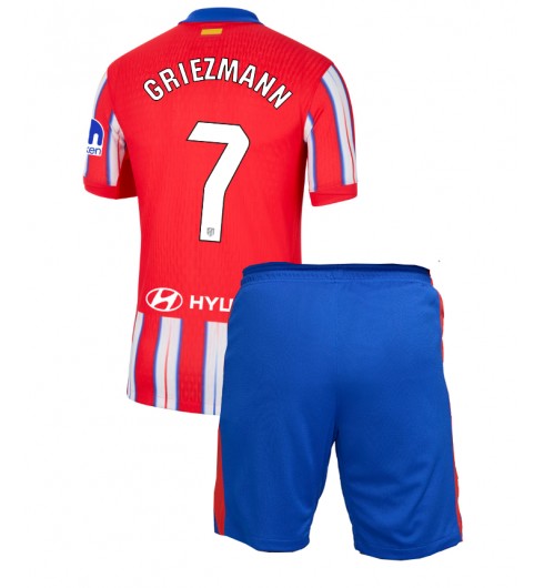 Billiga Fotbollströjor Barn Atlético Madrid Hemmatröja 2024/25 Antoine Griezmann 7