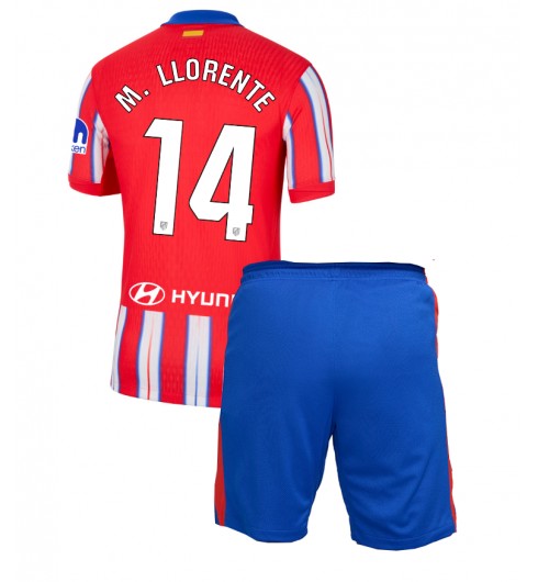 Billiga Fotbollströjor Barn Atlético Madrid Hemmatröja 2024/25 Marcos Llorente 14