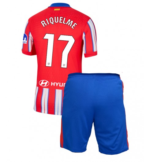 Fotbollskläder Set Barn Atlético Madrid Hemmatröja 2024/25 Rodrigo Riquelme 17