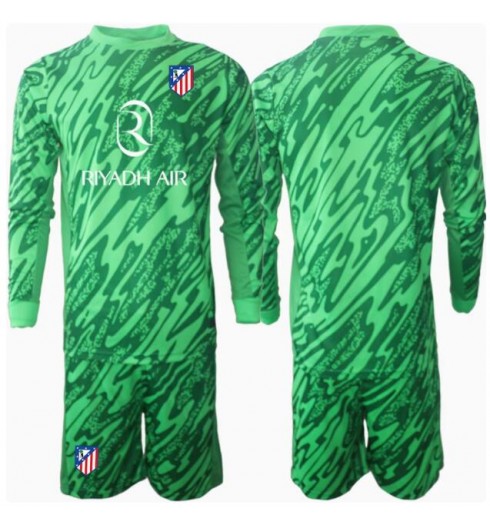 Köpa Billiga Fotbollströjor Barn Atlético Madrid Målvakt Bortatröja 2024/25