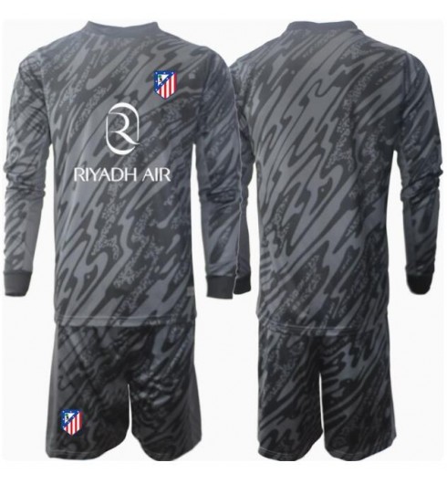 Fotbollsdress Barn Atlético Madrid Målvakt Hemmatröja 2024/25