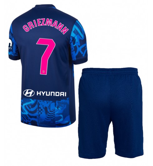 Atlético Madrid Tredjetröja 2024/25 Fotbollskläder för barn Antoine Griezmann 7